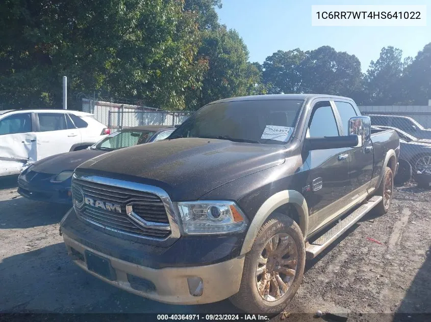 2017 Ram 1500 Longhorn VIN: 1C6RR7WT4HS641022 Lot: 40364971