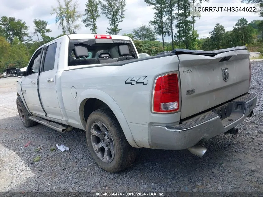 2017 Ram 1500 Laramie Quad Cab 4X4 6'4 Box VIN: 1C6RR7JT4HS544622 Lot: 40366474