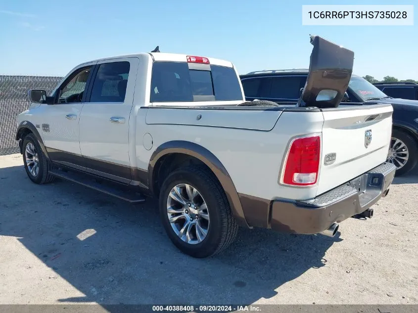 1C6RR6PT3HS735028 2017 Ram 1500 Longhorn 4X2 5'7 Box