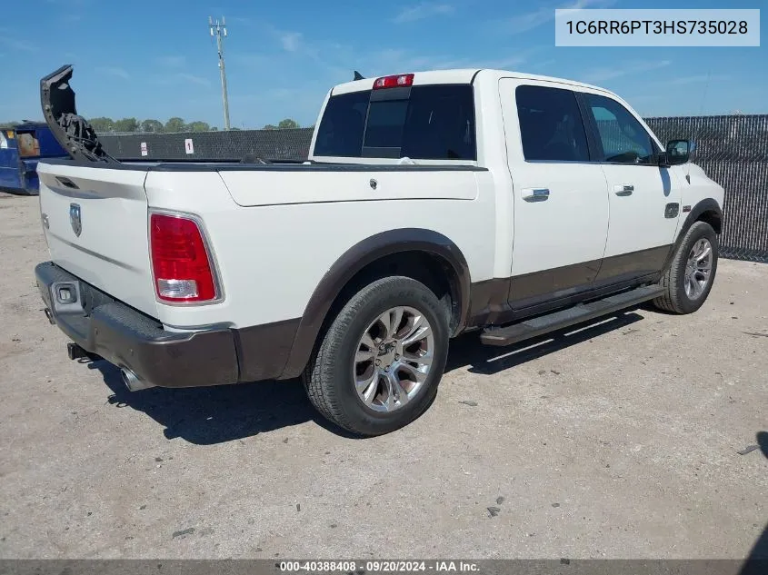 1C6RR6PT3HS735028 2017 Ram 1500 Longhorn 4X2 5'7 Box