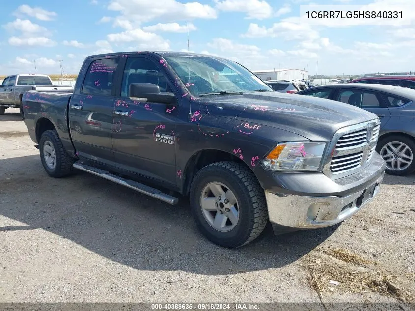 1C6RR7LG5HS840331 2017 Ram 1500 Big Horn 4X4 5'7 Box