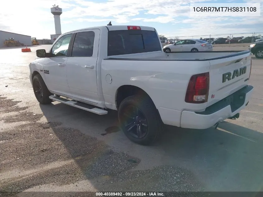 1C6RR7MT7HS831108 2017 Ram 1500 Sport