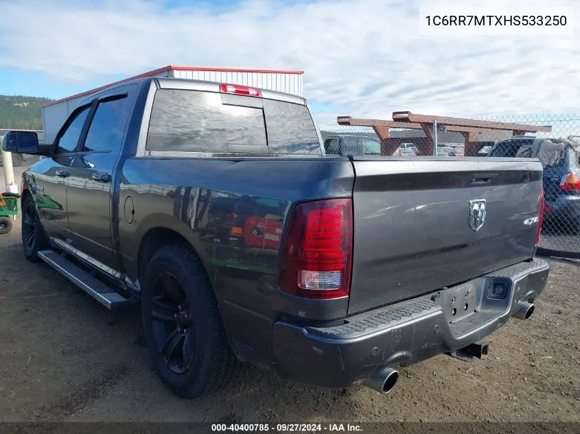 2017 Ram 1500 Sport VIN: 1C6RR7MTXHS533250 Lot: 40400785