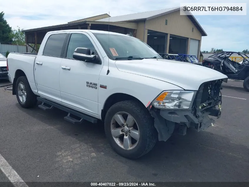 2017 Ram 1500 Big Horn 4X4 5'7 Box VIN: 3C6RR7LT6HG794884 Lot: 40407022