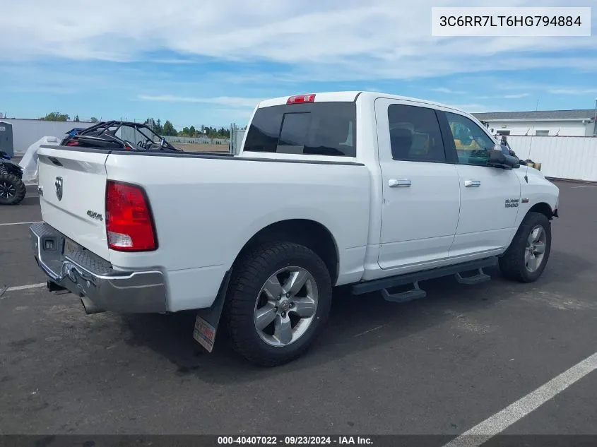 3C6RR7LT6HG794884 2017 Ram 1500 Big Horn 4X4 5'7 Box