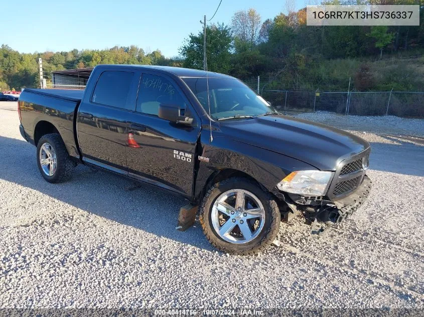 2017 Ram 1500 St VIN: 1C6RR7KT3HS736337 Lot: 40414756