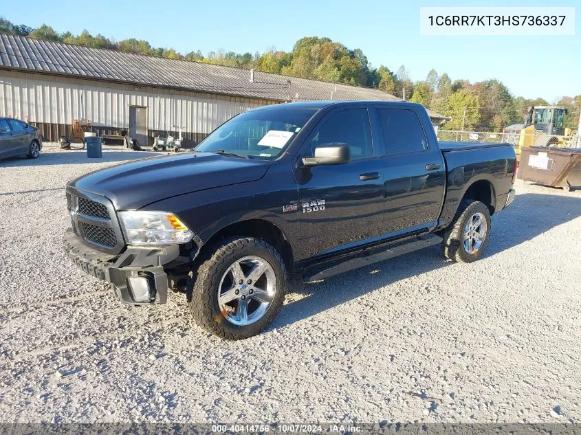 2017 Ram 1500 St VIN: 1C6RR7KT3HS736337 Lot: 40414756