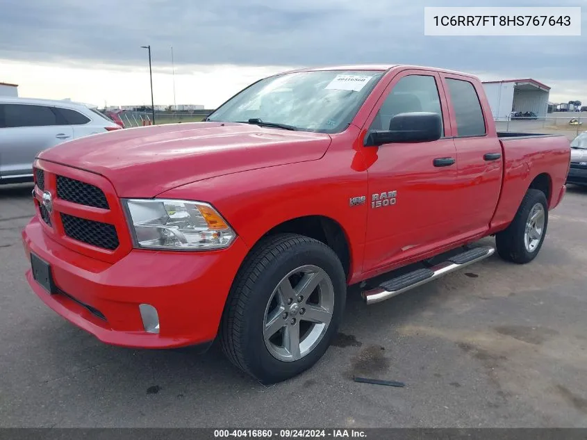 1C6RR7FT8HS767643 2017 Ram 1500 St