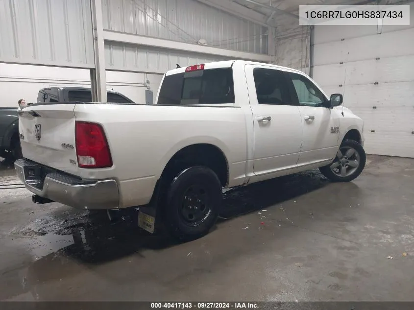 1C6RR7LG0HS837434 2017 Ram 1500 Big Horn 4X4 5'7 Box