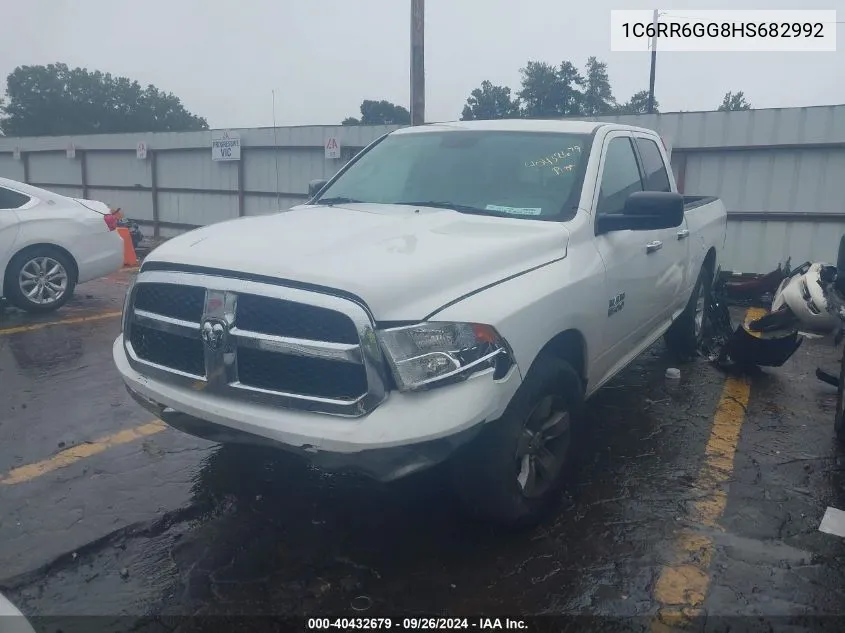 2017 Ram 1500 Slt VIN: 1C6RR6GG8HS682992 Lot: 40432679