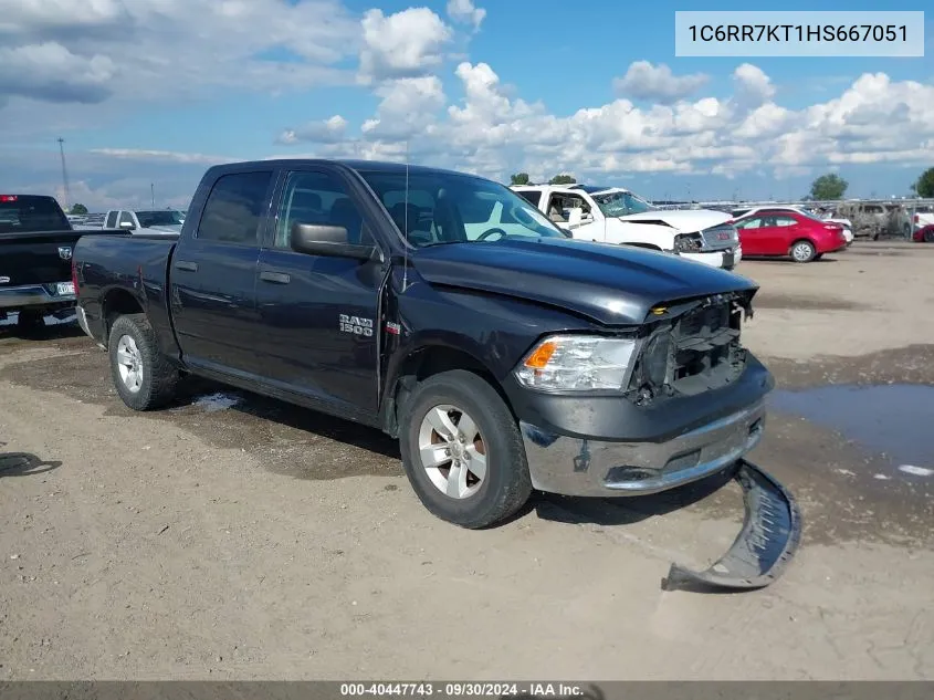 1C6RR7KT1HS667051 2017 Ram 1500 Tradesman 4X4 5'7 Box