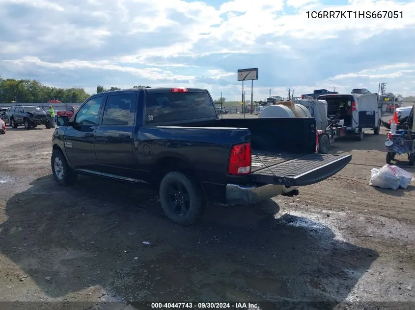 1C6RR7KT1HS667051 2017 Ram 1500 Tradesman 4X4 5'7 Box