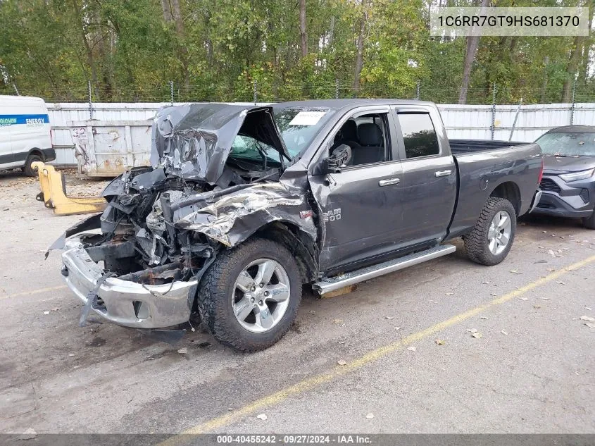 2017 Ram 1500 Slt VIN: 1C6RR7GT9HS681370 Lot: 40455242