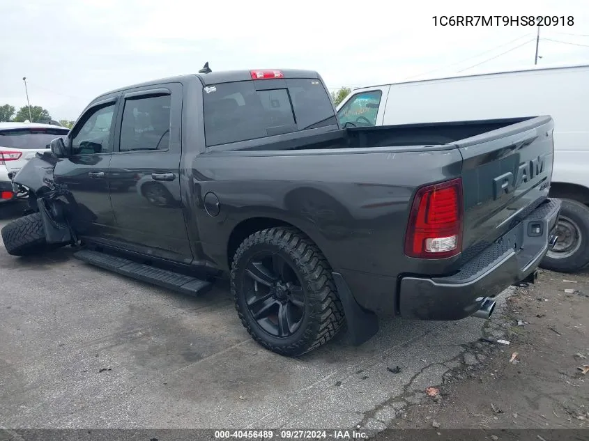 1C6RR7MT9HS820918 2017 Ram 1500 Night 4X4 5'7 Box