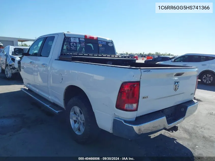 2017 Ram 1500 Slt 4X2 6'4 Box VIN: 1C6RR6GG5HS741366 Lot: 40466806