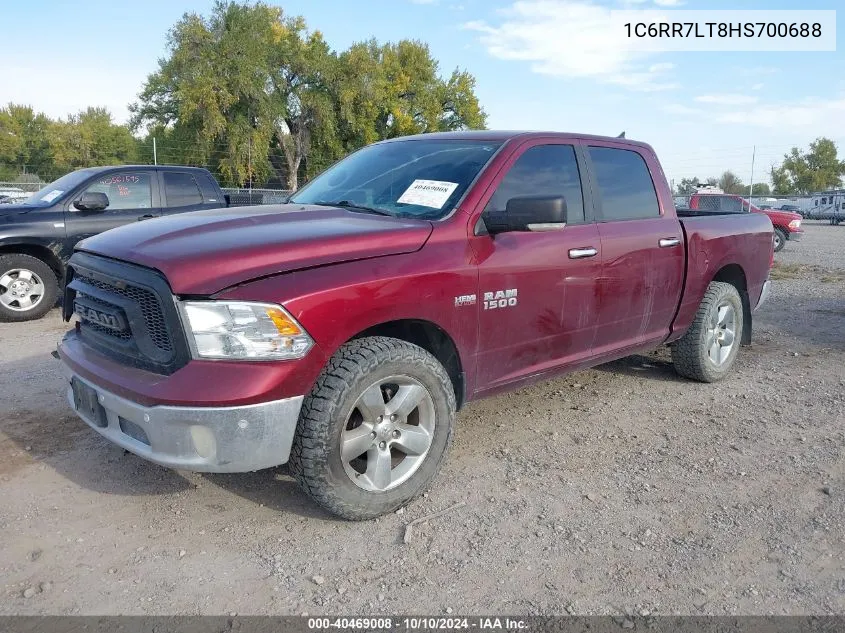 1C6RR7LT8HS700688 2017 Ram 1500 Big Horn 4X4 5'7 Box