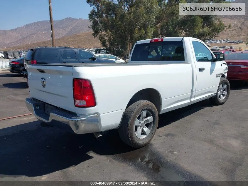 2017 Ram 1500 St VIN: 3C6JR6DT6HG796656 Lot: 40469917