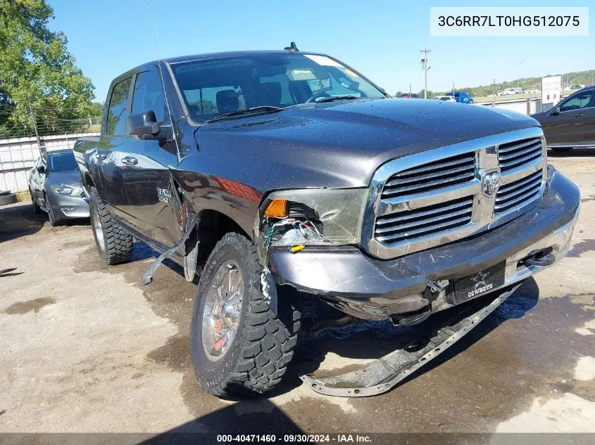 3C6RR7LT0HG512075 2017 Ram 1500 Big Horn 4X4 5'7 Box