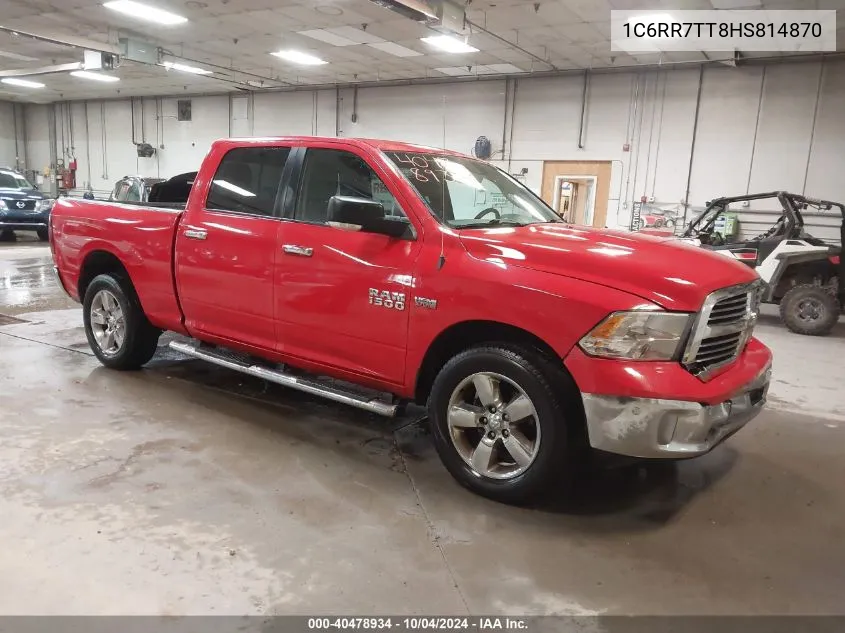 1C6RR7TT8HS814870 2017 Ram 1500 Big Horn 4X4 6'4 Box