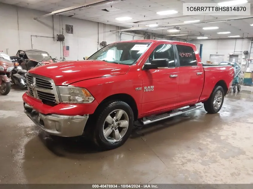 1C6RR7TT8HS814870 2017 Ram 1500 Big Horn 4X4 6'4 Box