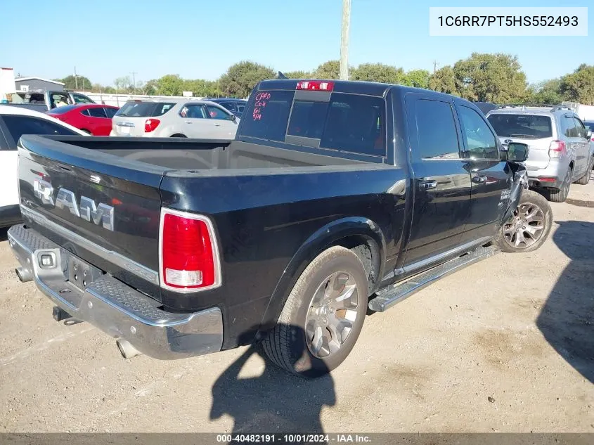 2017 Ram 1500 Longhorn VIN: 1C6RR7PT5HS552493 Lot: 40482191