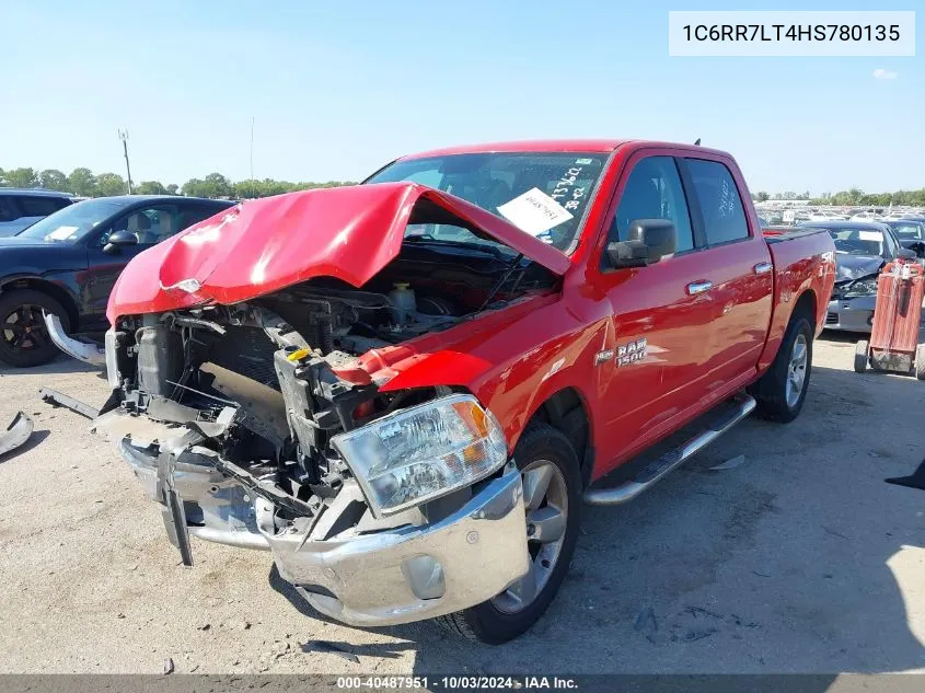 2017 Ram 1500 Lone Star 4X4 5'7 Box VIN: 1C6RR7LT4HS780135 Lot: 40487951