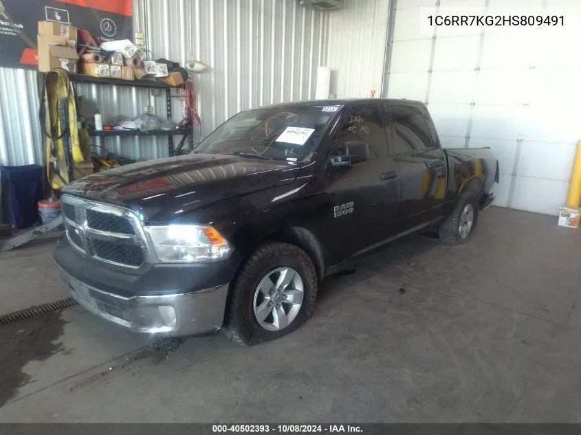 2017 Ram 1500 St VIN: 1C6RR7KG2HS809491 Lot: 40502393