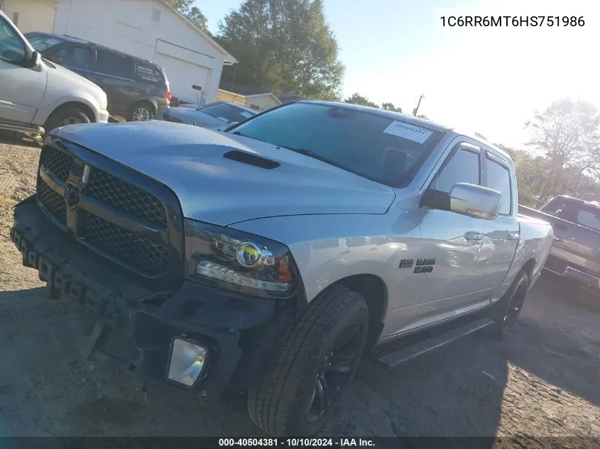 1C6RR6MT6HS751986 2017 Ram 1500 Night 4X2 5'7 Box