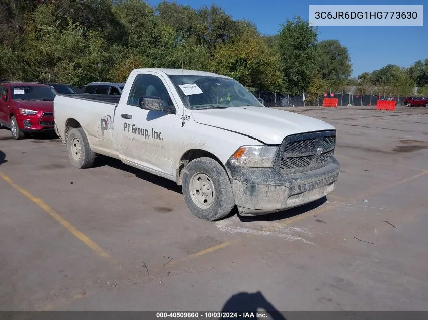 2017 Ram 1500 Tradesman 4X2 8' Box VIN: 3C6JR6DG1HG773630 Lot: 40509660