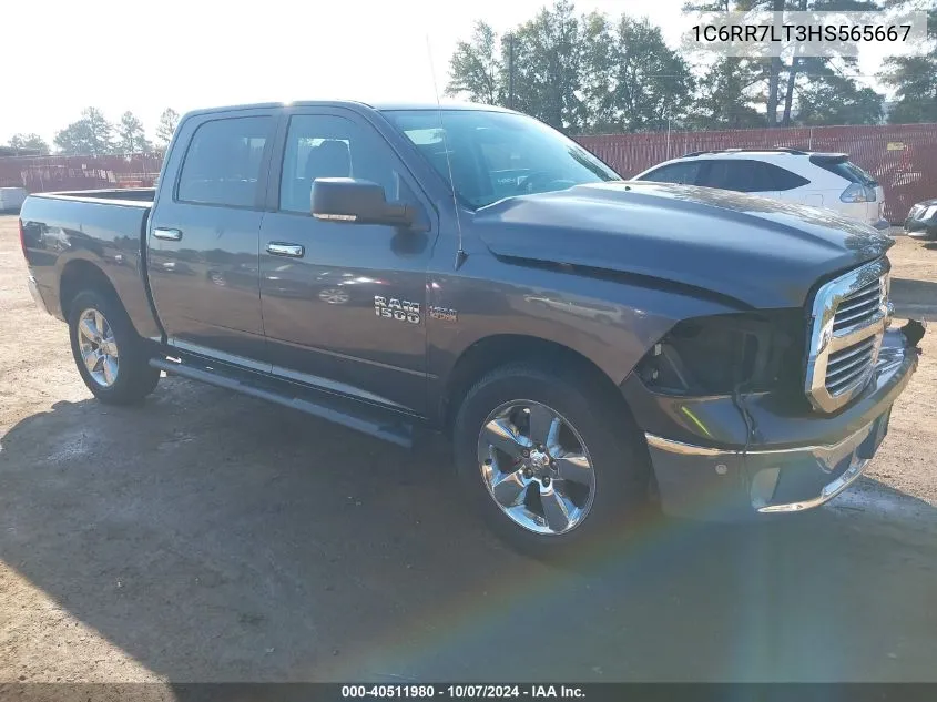 2017 Ram 1500 Lone Star 4X4 5'7 Box VIN: 1C6RR7LT3HS565667 Lot: 40511980