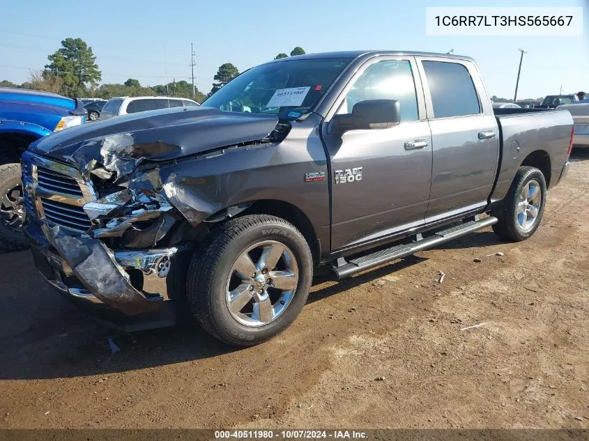 1C6RR7LT3HS565667 2017 Ram 1500 Lone Star 4X4 5'7 Box