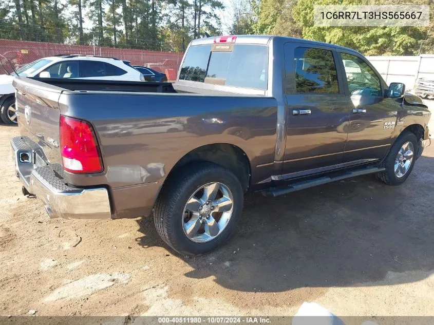 1C6RR7LT3HS565667 2017 Ram 1500 Lone Star 4X4 5'7 Box