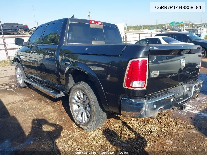 1C6RR7PT4HS858181 2017 Ram 1500 Longhorn 4X4 5'7 Box