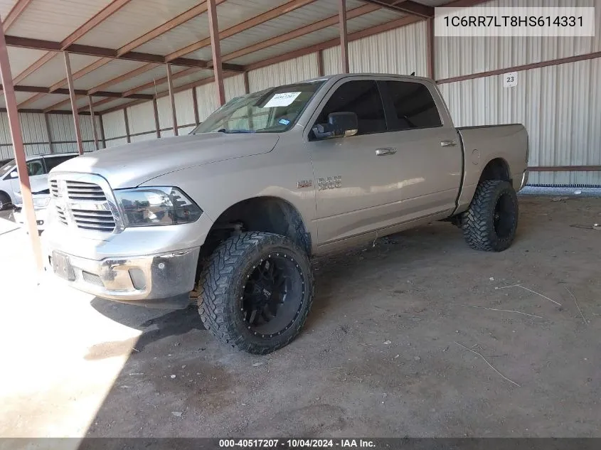 1C6RR7LT8HS614331 2017 Ram 1500 Lone Star 4X4 5'7 Box