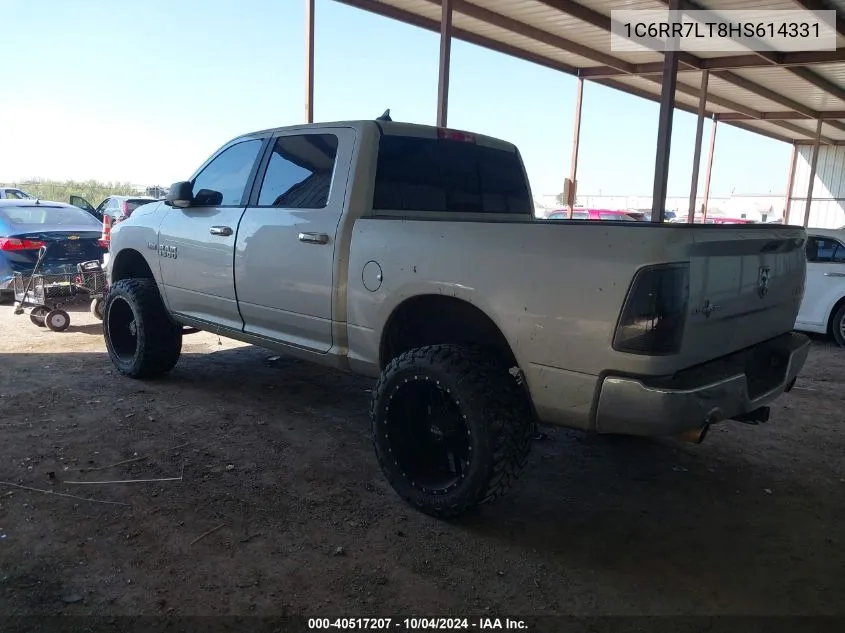 1C6RR7LT8HS614331 2017 Ram 1500 Lone Star 4X4 5'7 Box