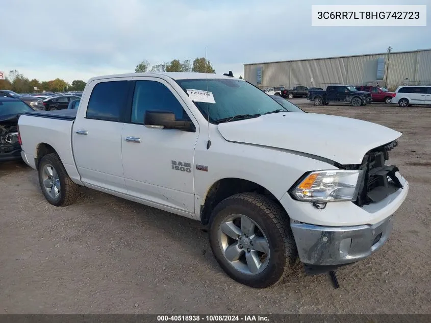 2017 Ram 1500 Slt VIN: 3C6RR7LT8HG742723 Lot: 40518938