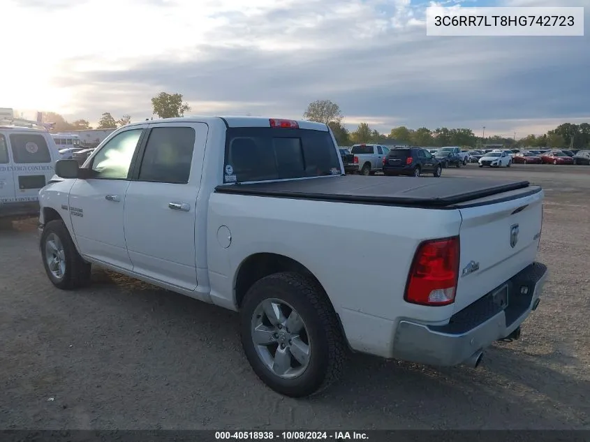 2017 Ram 1500 Slt VIN: 3C6RR7LT8HG742723 Lot: 40518938