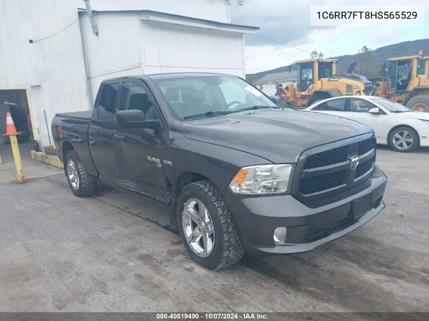 2017 Ram 1500 Express 4X4 6'4 Box VIN: 1C6RR7FT8HS565529 Lot: 40519490