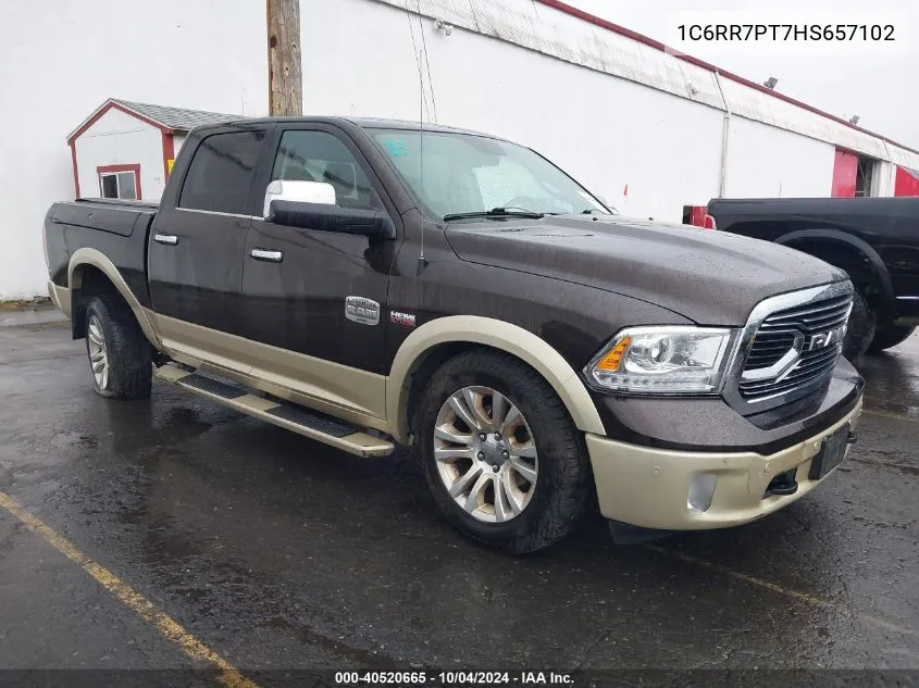 2017 Ram 1500 Longhorn VIN: 1C6RR7PT7HS657102 Lot: 40520665