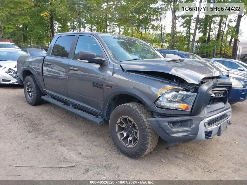 1C6RR7YT5HS674432 2017 Ram 1500 Rebel 4X4 5'7 Box