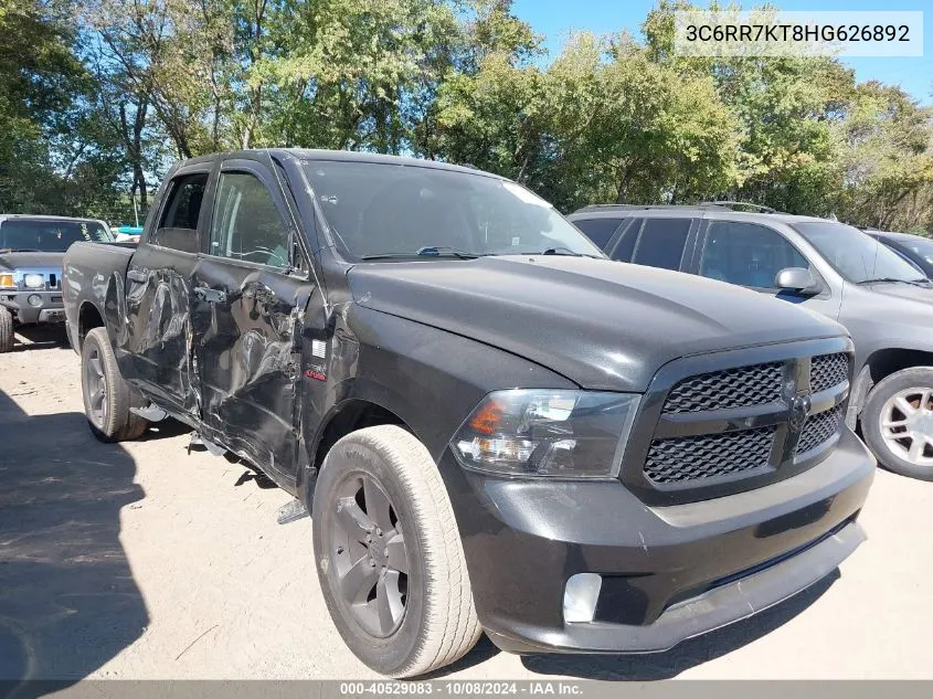 3C6RR7KT8HG626892 2017 Ram 1500 Express 4X4 5'7 Box