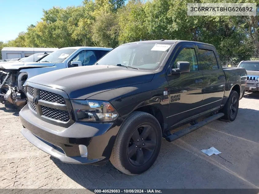 3C6RR7KT8HG626892 2017 Ram 1500 Express 4X4 5'7 Box