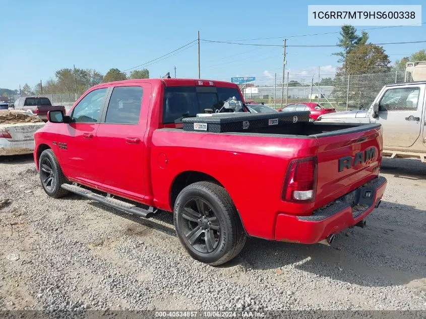 2017 Ram 1500 Night 4X4 5'7 Box VIN: 1C6RR7MT9HS600338 Lot: 40534857