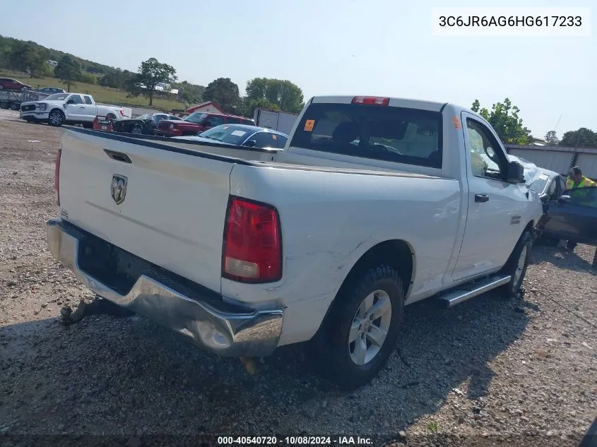 3C6JR6AG6HG617233 2017 Ram 1500 Tradesman 4X2 6'4 Box