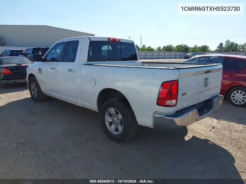 2017 Ram 1500 Slt 4X2 6'4 Box VIN: 1C6RR6GTXHS523730 Lot: 40543613