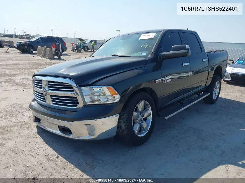 2017 Ram 1500 Lone Star 4X4 5'7 Box VIN: 1C6RR7LT3HS522401 Lot: 40558148