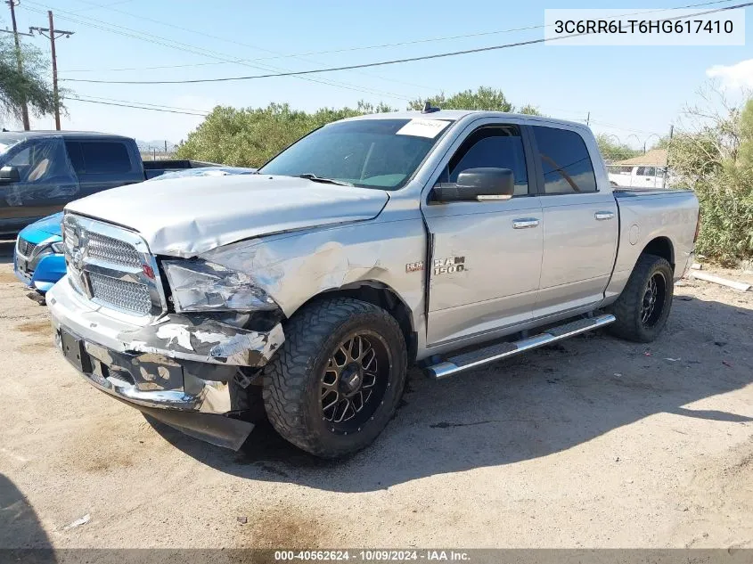 3C6RR6LT6HG617410 2017 Ram 1500 Big Horn 4X2 5'7 Box