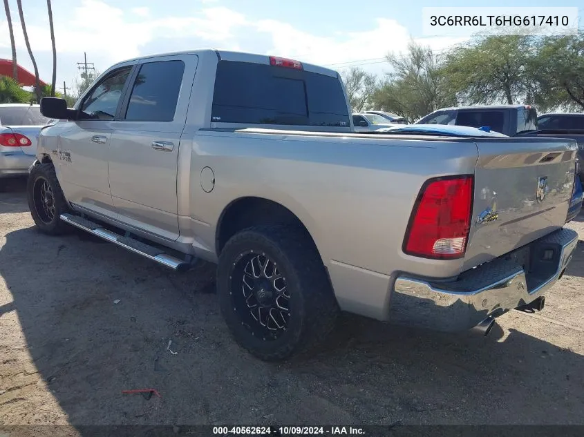 3C6RR6LT6HG617410 2017 Ram 1500 Big Horn 4X2 5'7 Box