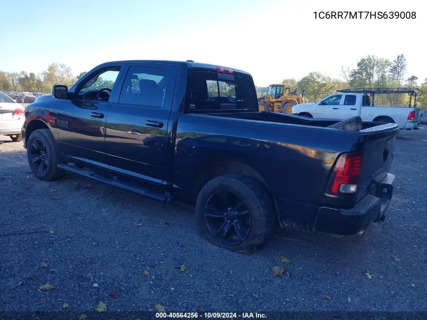 2017 Ram 1500 Sport VIN: 1C6RR7MT7HS639008 Lot: 40564256