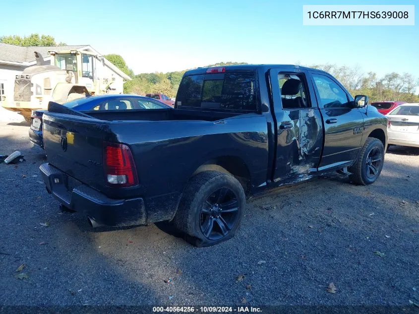 2017 Ram 1500 Sport VIN: 1C6RR7MT7HS639008 Lot: 40564256